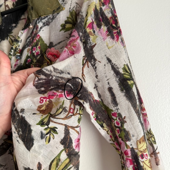 Aratta Silent Journey Meant To Keep Shirt Tunic Women’s Size Medium FLAWED - Picture 12 of 16